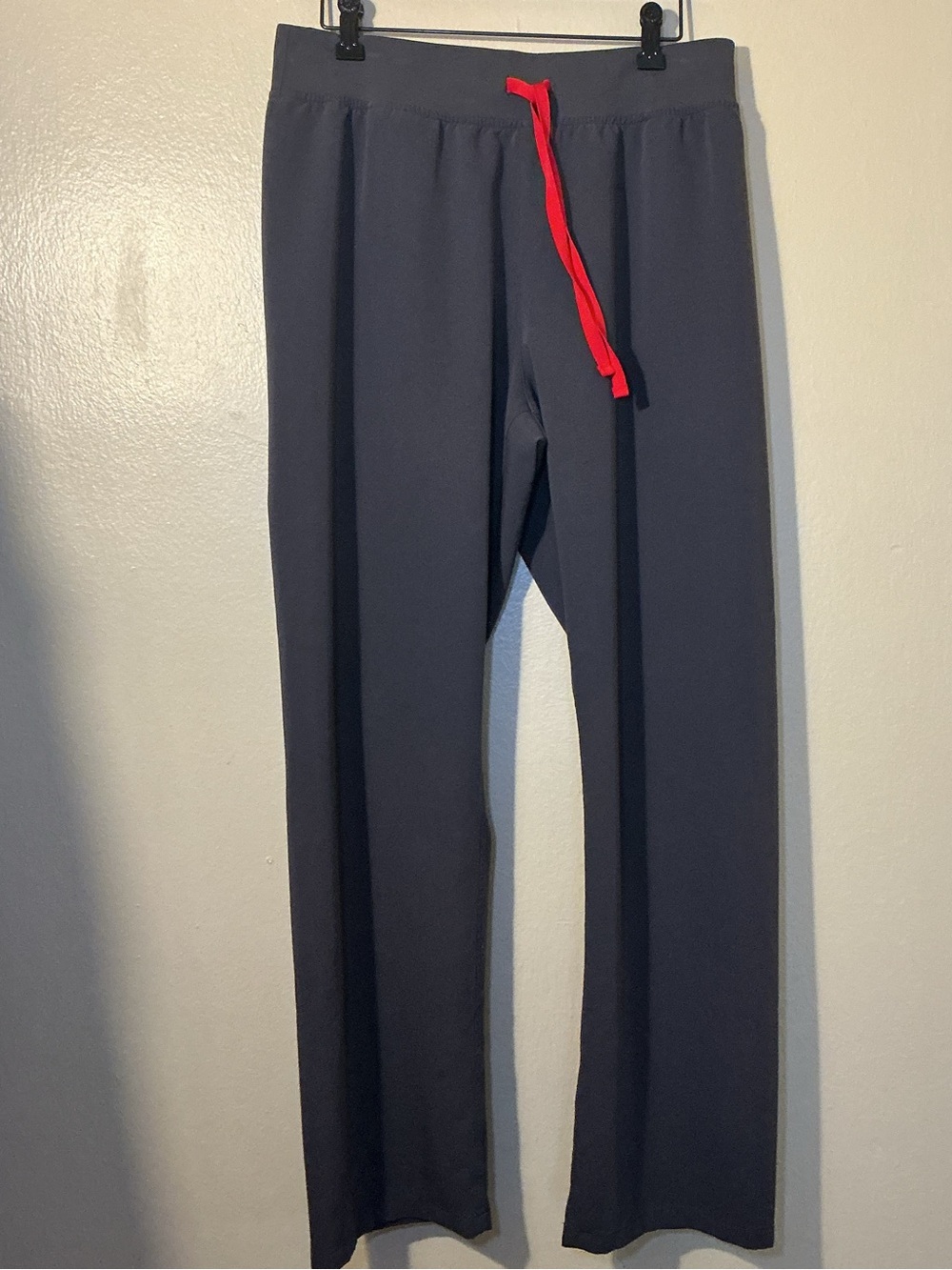 FIGS Technical Collection Scrub Pants Large Gray Straight Leg Stretch 32X29